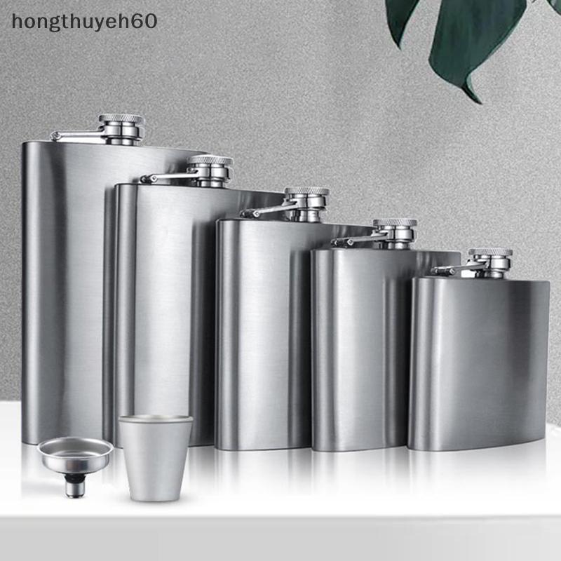 Hongth 1 4 5 6 7 8oz xách tay mini thép không gỉ rượu Hip Flask cho Chai du lịch Whisky chai Mug Fla