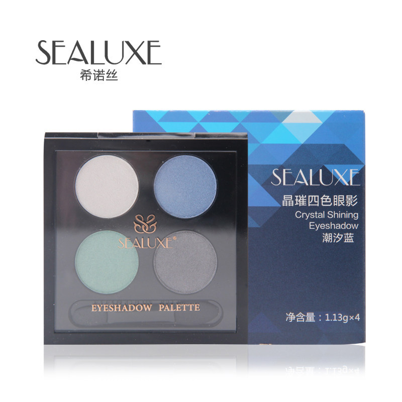 phấn mắt odbo phấn mắt cheeryep Green Leaf Sinos Crystal Bốn Màu Phấn Mắt Nữ Matte Pearlescent Bảng 