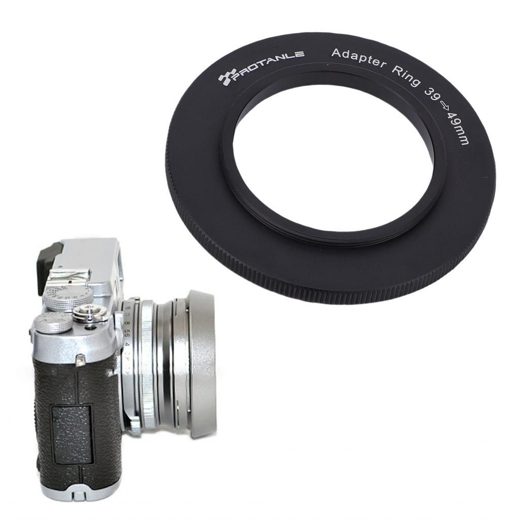 Bộ Chuyển Đổi Ống Kính Máy Ảnh 39Mm Đến 49Mm Bộ Lọc Hợp Kim Nhôm Step Up Ring Cho Phụ Kiện Mirrorles