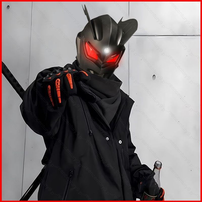 GC9 Ultraman Ultraman Zero Ultraman Zero Darkness Mũ bảo hiểm Đồ chơi Cảm biến cảm ứng Công tắc Dạ q