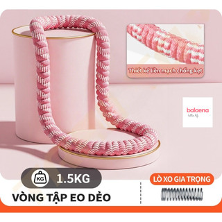 Vòng Lắc Eo Thể Dục Tại Nhà – Hula Hoop Lò Xo Mềm Dễ Sử Dụng
