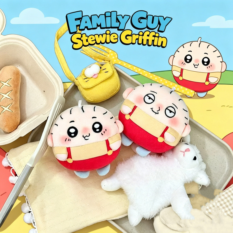 10cm Family Guy Stewie Griffin Sang Trọng Móc Khóa Dễ Thương Mềm Dango Đồ Chơi