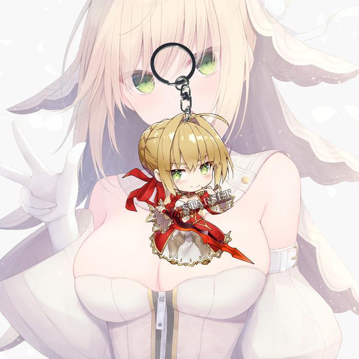 Gantungan Kunci Fate Nero Claudius Ganci - Key Chain - FGO Keychain