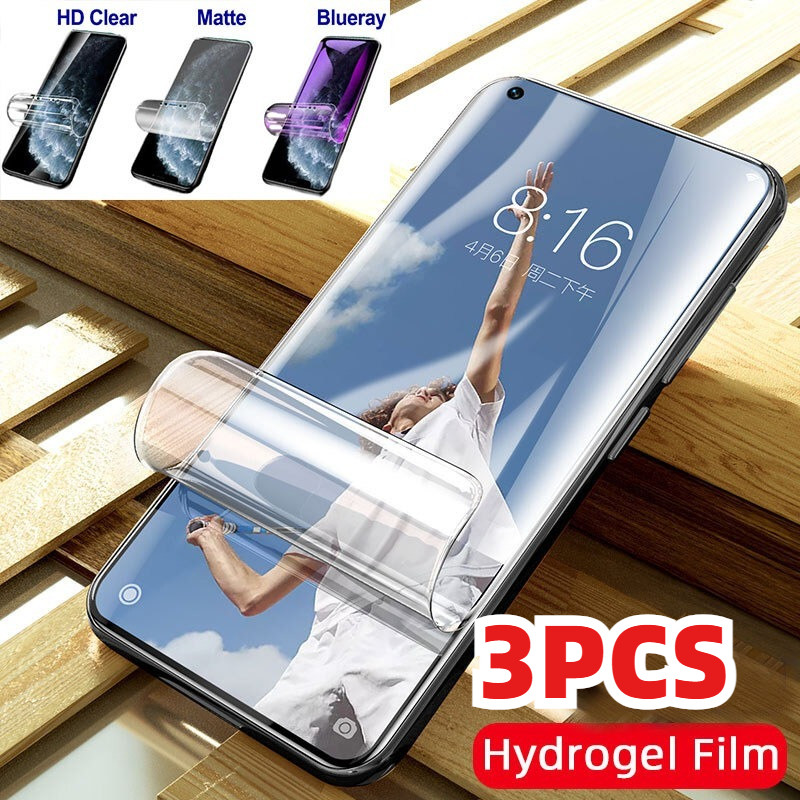 3 Bộ Phim Mềm Chống Ánh Sáng Xanh HD Cho Realme Narzo Power 90X 90 100 Lite Chống Gián Điệp Bảo Vệ M