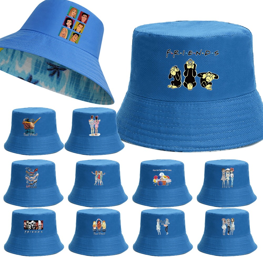 Best seller Fashionable fisherman hat Hiking trekking hat UV protection Double-sided wear Cotton Sun