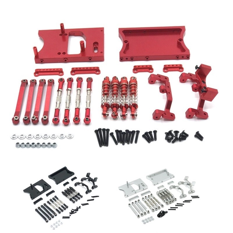 MN D90 MN98 MN99S Khung Xe Kim Loại Kéo Cần Gắn Servo Giá Đỡ Giảm Sốc Bộ Chùm 1 / 12 RC Xe Nâng Cấp 