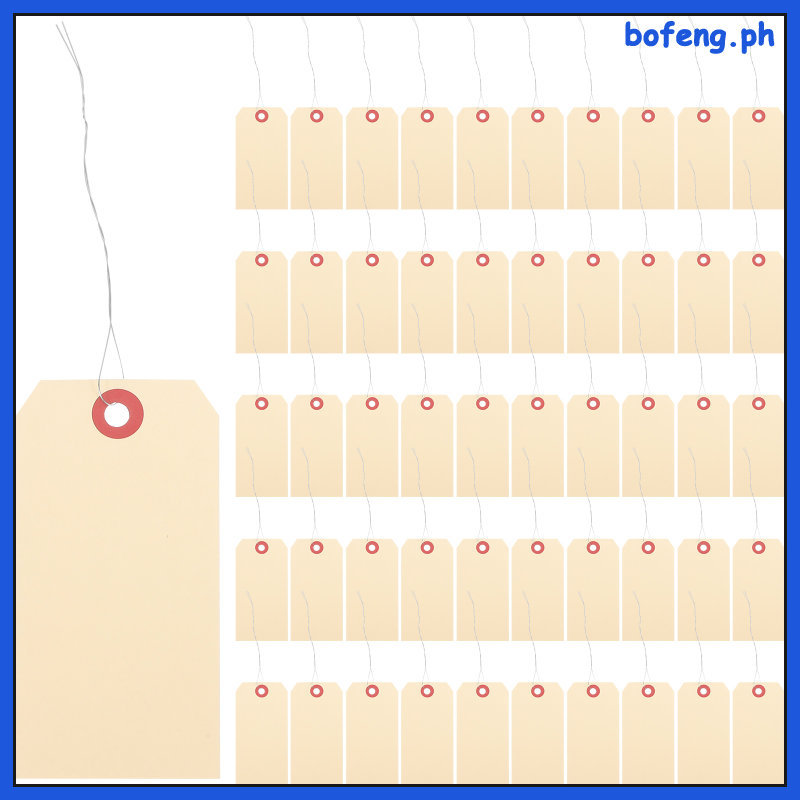 Manila có dây lỗ Thẻ trống để đóng gói Nhãn bofeng