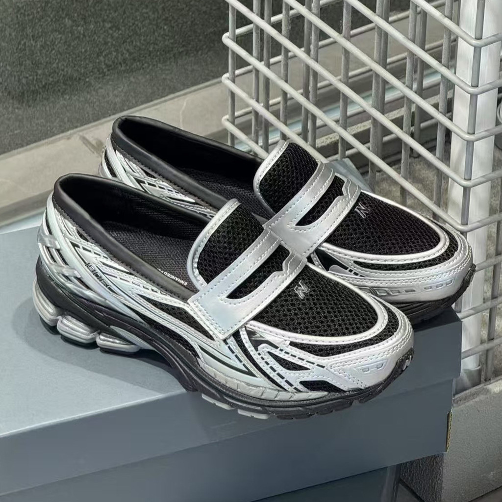 B 1906L Slip-On Tăng Chiều Cao Loafer Lưới Thoáng Khí Đệm Giày Thể Thao Retro Giày Nam Nữ