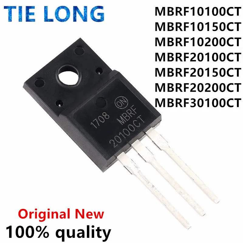5 Chiếc MBRF20100CT MBR20100CT 20100CT MBRF10100CT MBRF10150CT MBRF10200CT MBRF20150CT MBRF20200CT M
