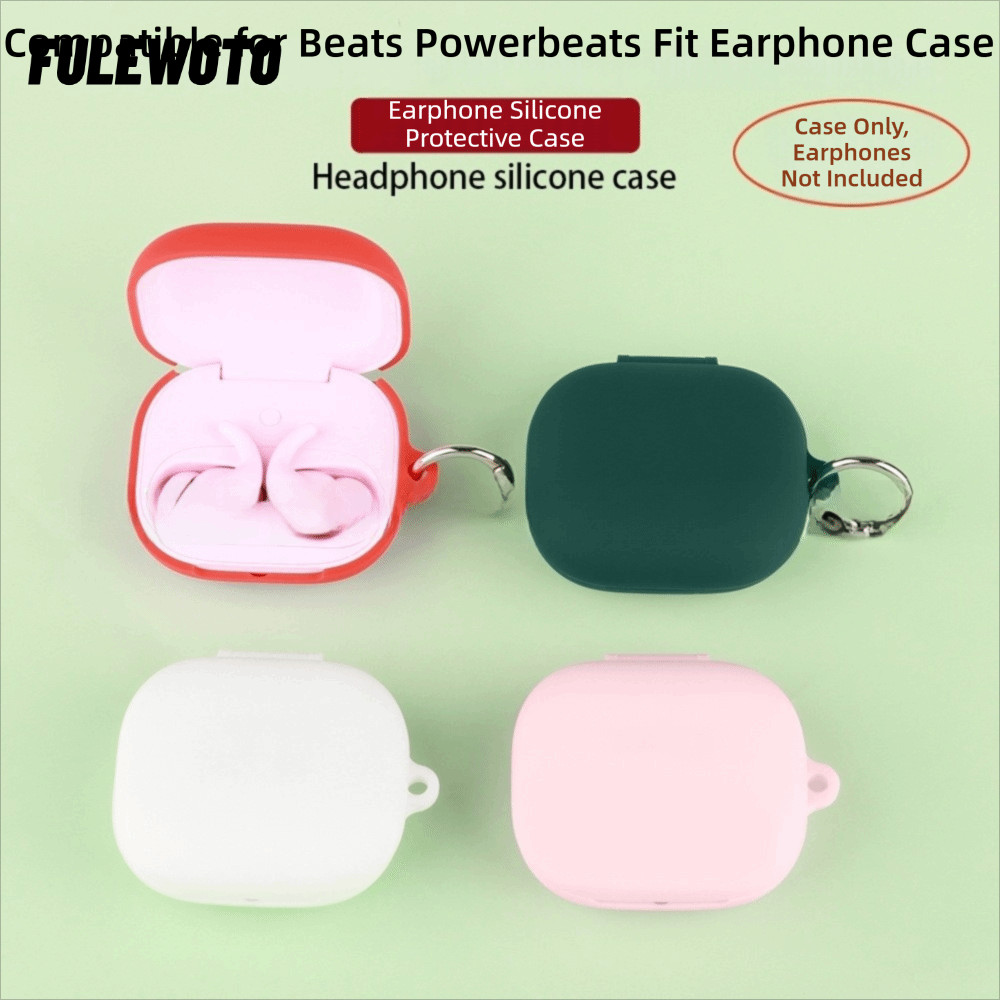Vỏ bảo vệ tai nghe FILEWOTO, 360° Tai nghe chống rơi toàn diện, silicon mềm có khóa bảo vệ tai nghe 