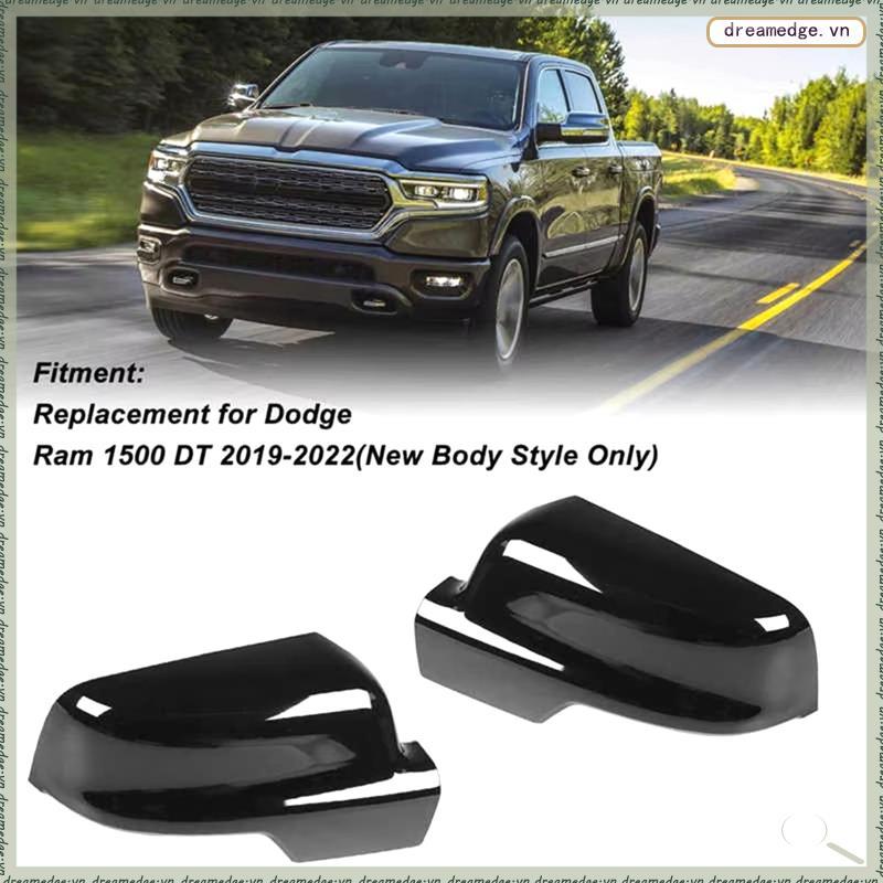 [dreamedge] Vỏ gương chiếu hậu Vỏ gương cánh bên cho Ram 2019-2022 6RP44KXJAA 6RP45KXJAA