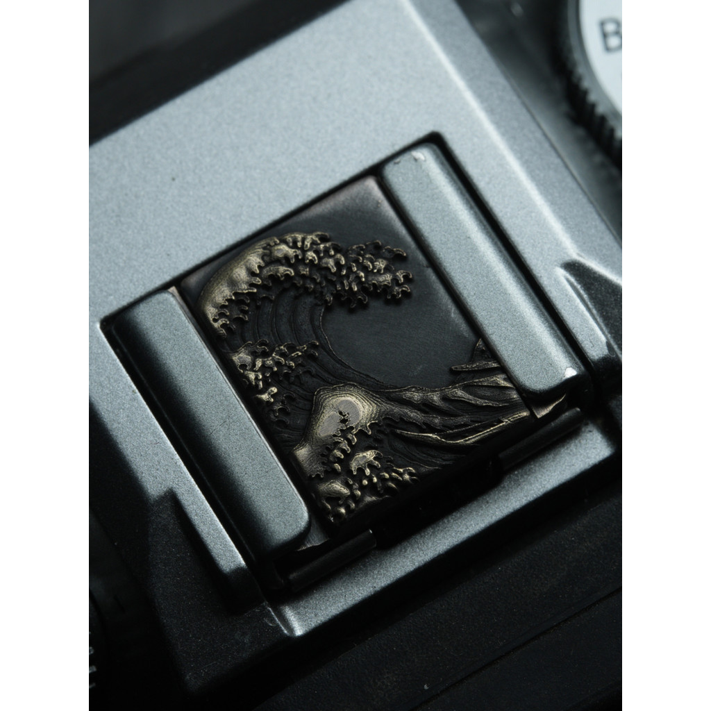 Kanagawa Surfing Ba Chiều Hot Shoe Cover Thích Hợp Cho Fuji Hot Shoe Cover XM5 Nikon Hot Shoe Cover 