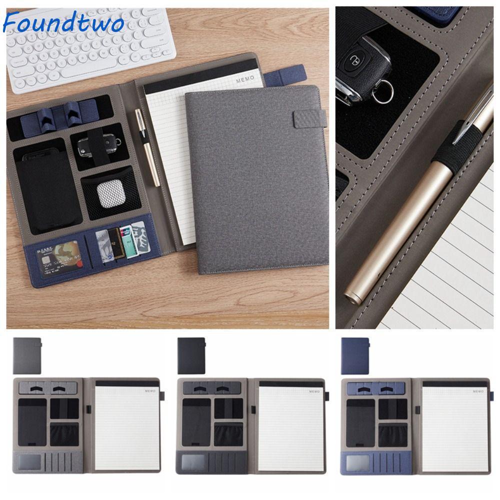 FOUNDTWO A4 Thư mục hội nghị, Giấy sắp xếp hợp đồng Thư mục tập tin Thư mục doanh nghiệp, Đàm phán 3