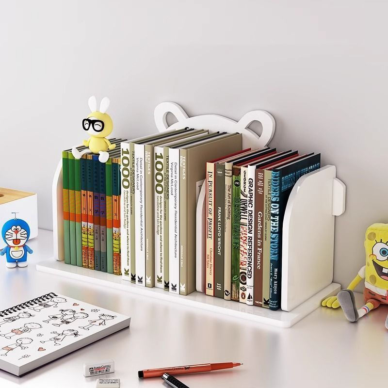 Hàng sẵn có Kệ để bàn Kệ để bàn Lưu trữ đơn giản Kệ sách Mini Kệ sách nhỏ để bàn nhiều lớp Trẻ em Họ