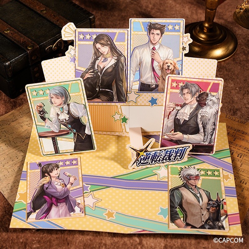 PW Phoenix Wright: Ace Attorney Trilogy Animal Series Collection Card Set Hàng hóa