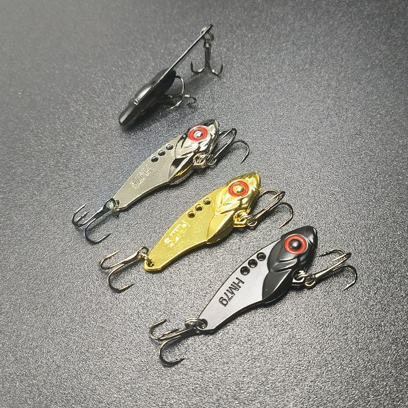 Đen Mullet Siêu Mỏng Lưng VIB - Mồi Câu Cá Hình Mullet Phù Hợp Cho Câu Cá