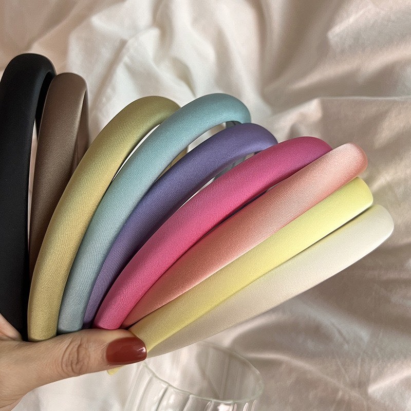 [CX09] Băng Đô Bờm Tóc Vải Satin Phụ Kiện Chụp Ảnh Áo Dài Tết Retro Sang Trọng