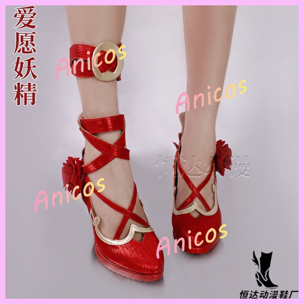 Hengda Animation Honkai Impact 3rd Alicia cos giày tình yêu chúc yêu tinh Alicia giày cosplay gót ca
