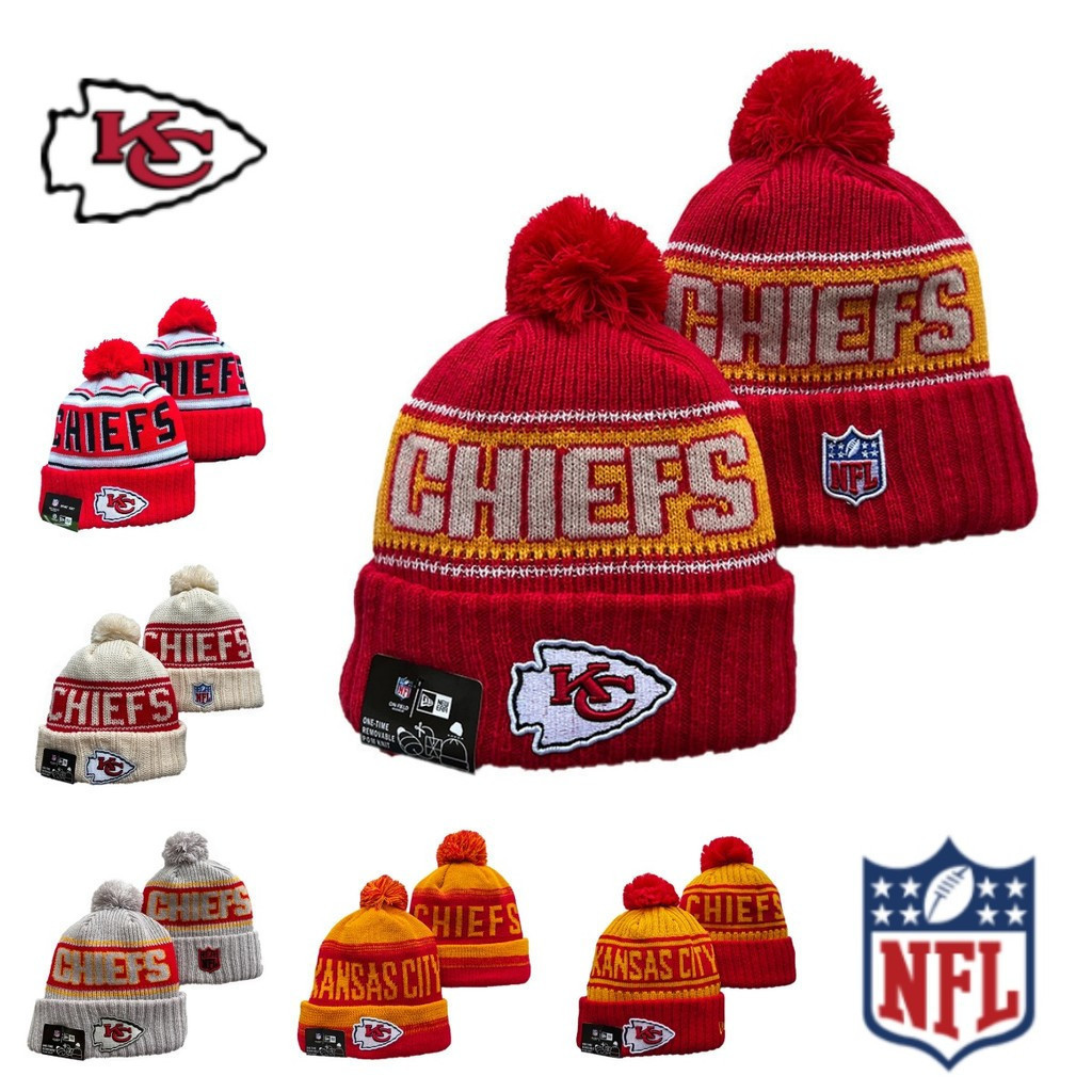 Mũ len thêu logo đội NFL Kansas City Chiefs - Mới nhất