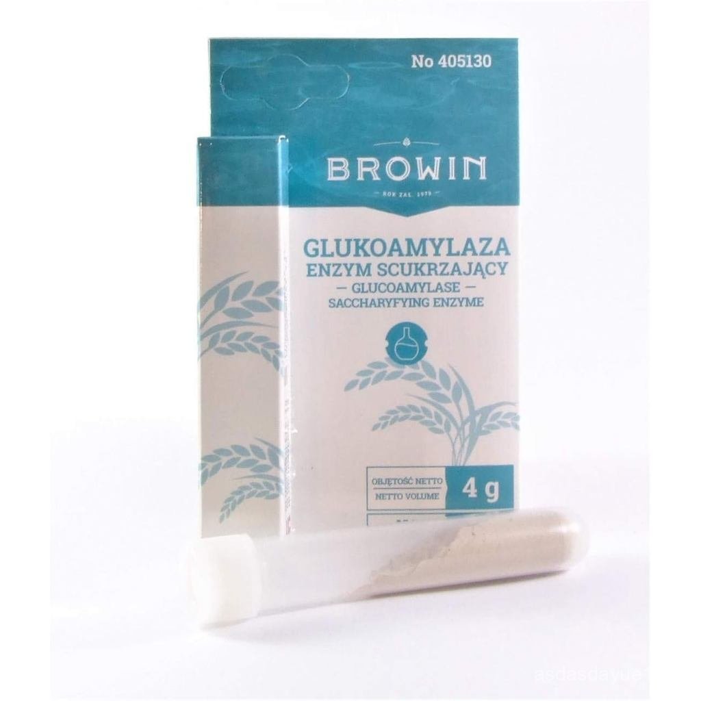 Gluco Amylase Enzyme 4g BROWIN - Enzyme hiến tế - Được khuyên dùng để chưng cất