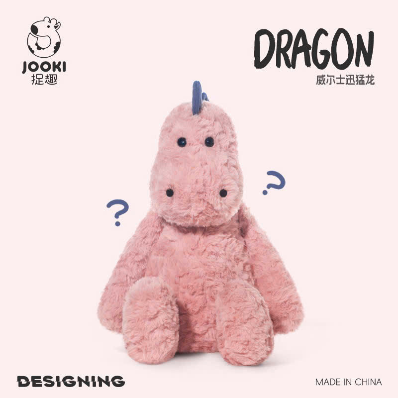 [Chính hãng jooki] gấu bông rồng bảo hộ cao cấp. Thú bông rồng chính hãng jooki 50cm
