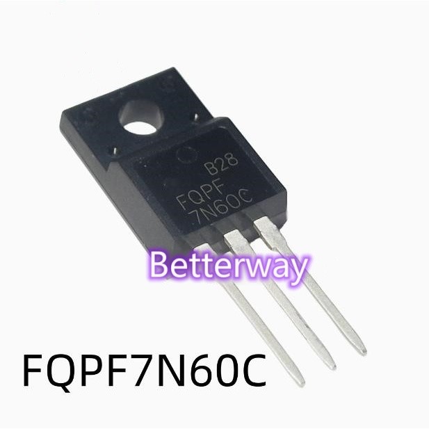 10 chiếc FQPF7N60C 7A 600V MOS TO-220F 7N60C mới