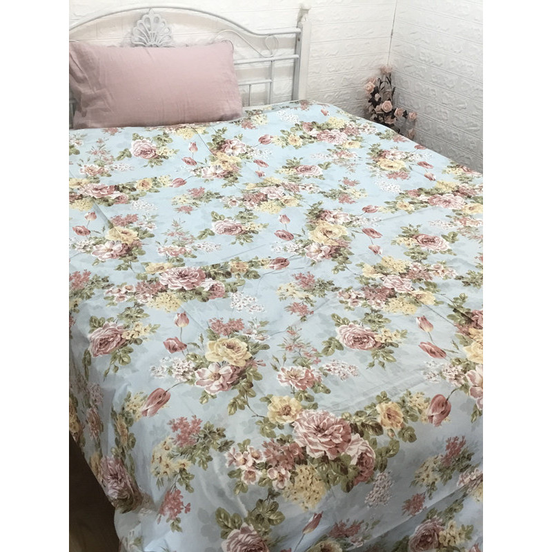 Hơi Lỗi Nhật Bản Đơn Nguyên Chất Cotton Đôi Duvet Cover 220 * 240 Cán Cotton AB Phiên Bản Chống Kim 