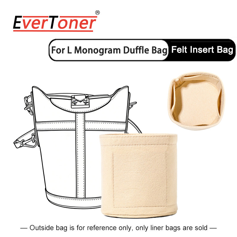 Túi chèn nỉ EverToner cho L Monogram Túi đựng đồ đa ngăn