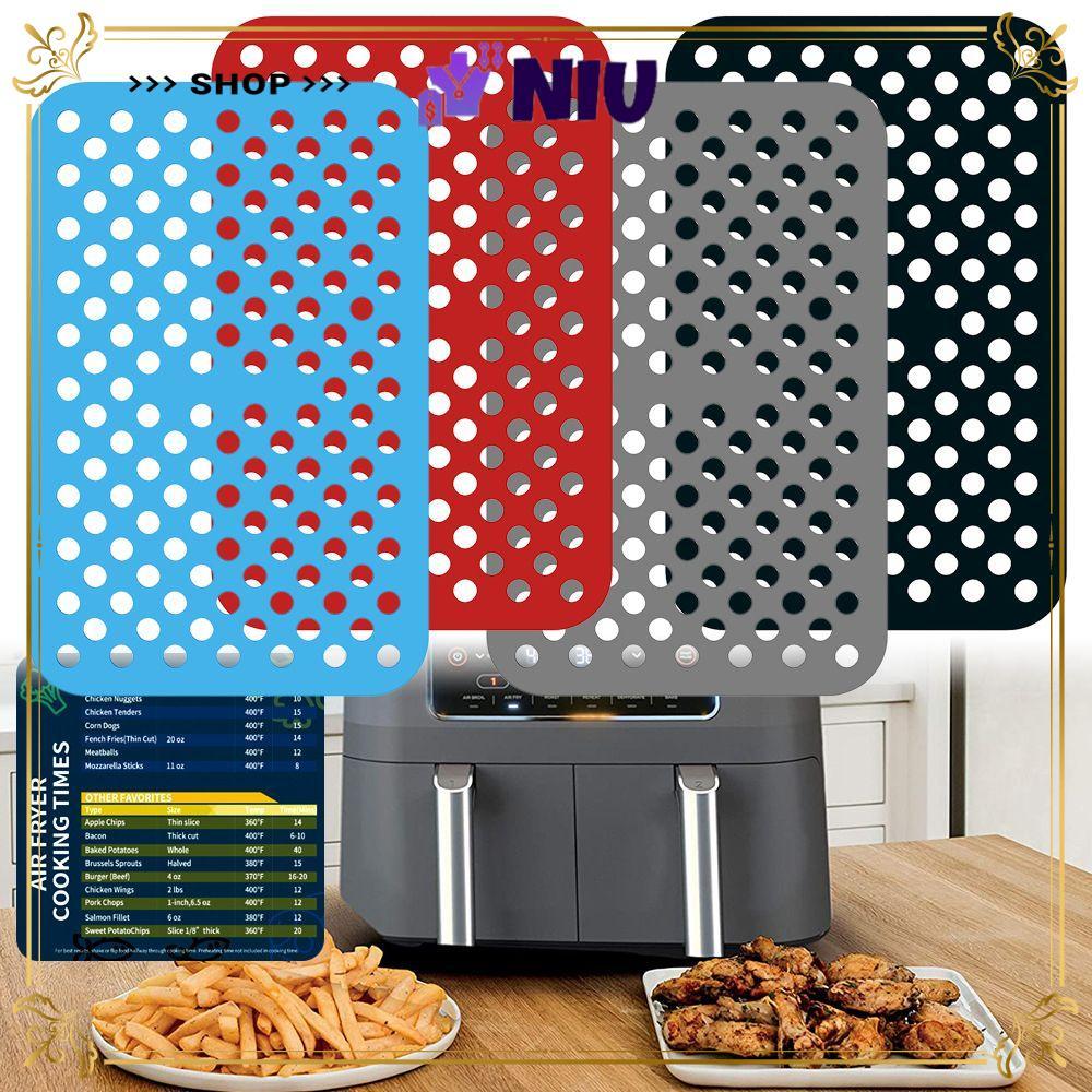 NIU Air Fryer Mat Phụ kiện mềm Hình chữ nhật cho Ninja DZ201 Foodi cho Ninja Foodi DZ201