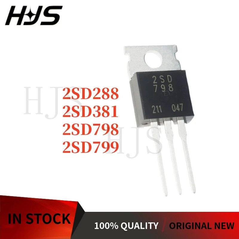 10 CÁI 2SD798 2SD799 2SD381 2SD288 D798 D799 D381 D288 TO-220 Darlington bóng bán dẫn điện MOS CHIP 