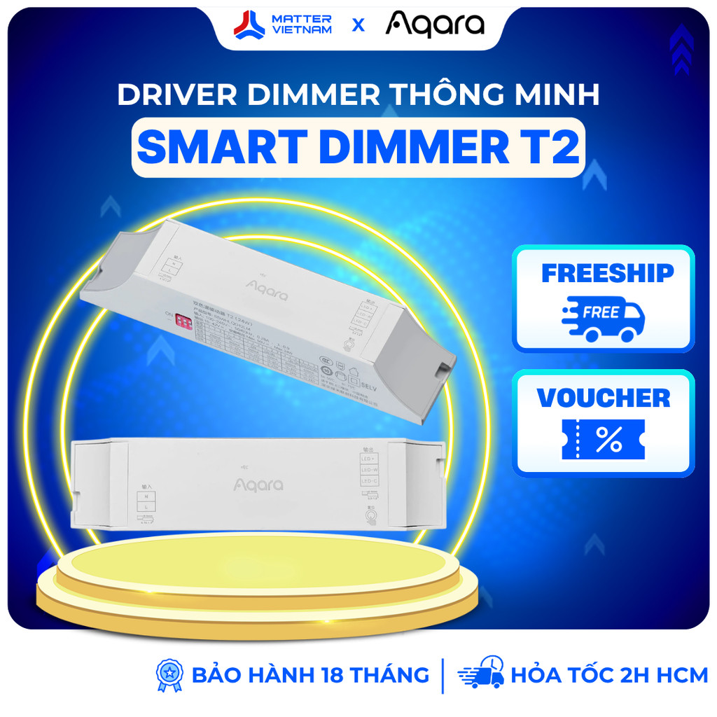 Aqara Smart Dimmer T2 - Driver Thay Đổi Đèn Thường Thành Đèn Thông Minh, Tương Thích Homekit - BẢN Q