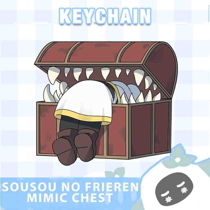 Ganci / Gantungan Kunci Akrilik ANIME SOUSOU NO FRIEREN X MIMIC CHEST - FRIEREN