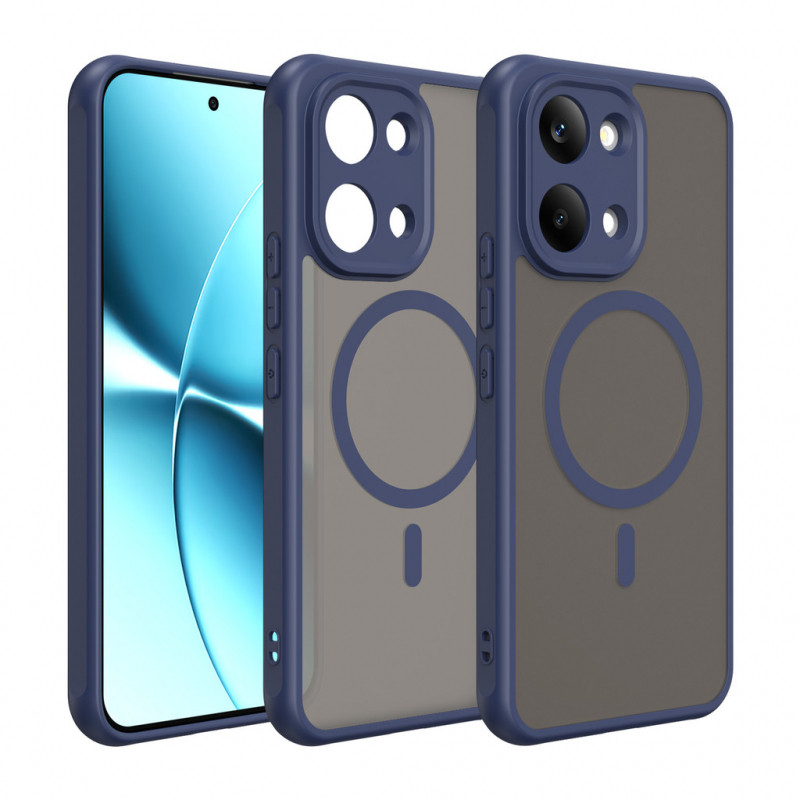 Ốp điện thoại từ tính mờ thân thiện với da cho Xiaomi Poco X8 Pro Max X8 Pro M8 Pro M8 17 Ultra 17 P