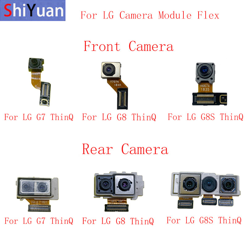Phía Sau Phía Sau Camera Trước Cáp Mềm Cho LG G7 ThinQ G8 ThinQ G8S ThinQ Chính Lớn Nhỏ Camera Mô Đu