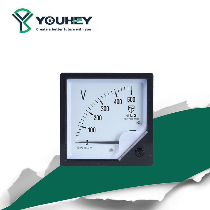 Đồng hồ đo Vôn kế AC loại con trỏ 6L2-V 250V 6L2HZ 6L2A Vôn kế dòng điện