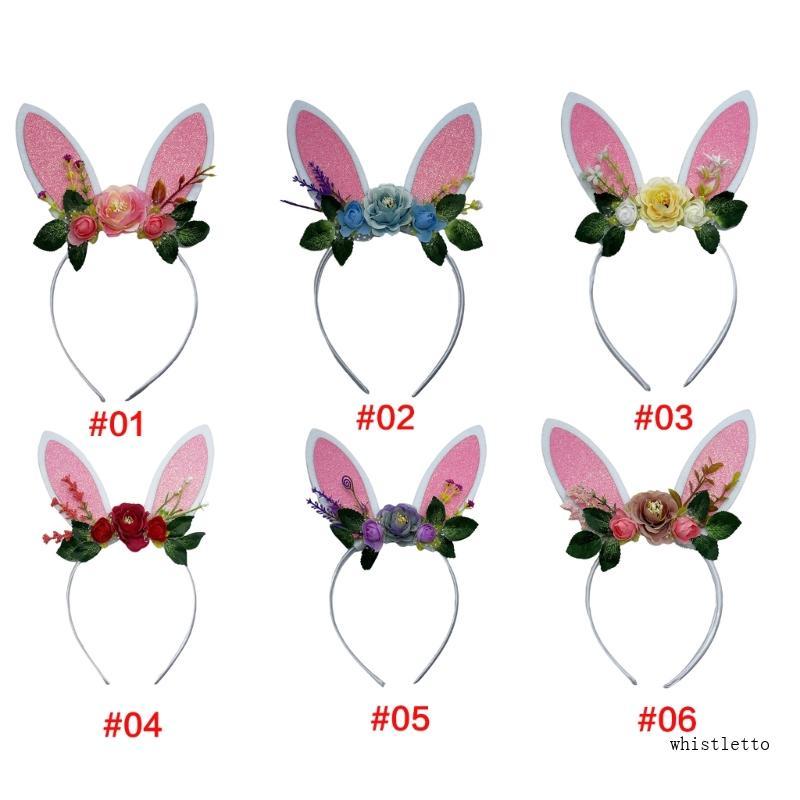 Tai Thỏ Bunny Ear Hair Hoop Dễ Thương - Giá Đỡ Tóc