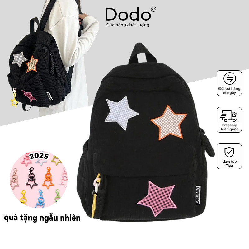 Balo ngôi sao nhỏ Dodo cute, balo thời trang nữ đi học cặp sách nữ cặp học sinh cấp 2