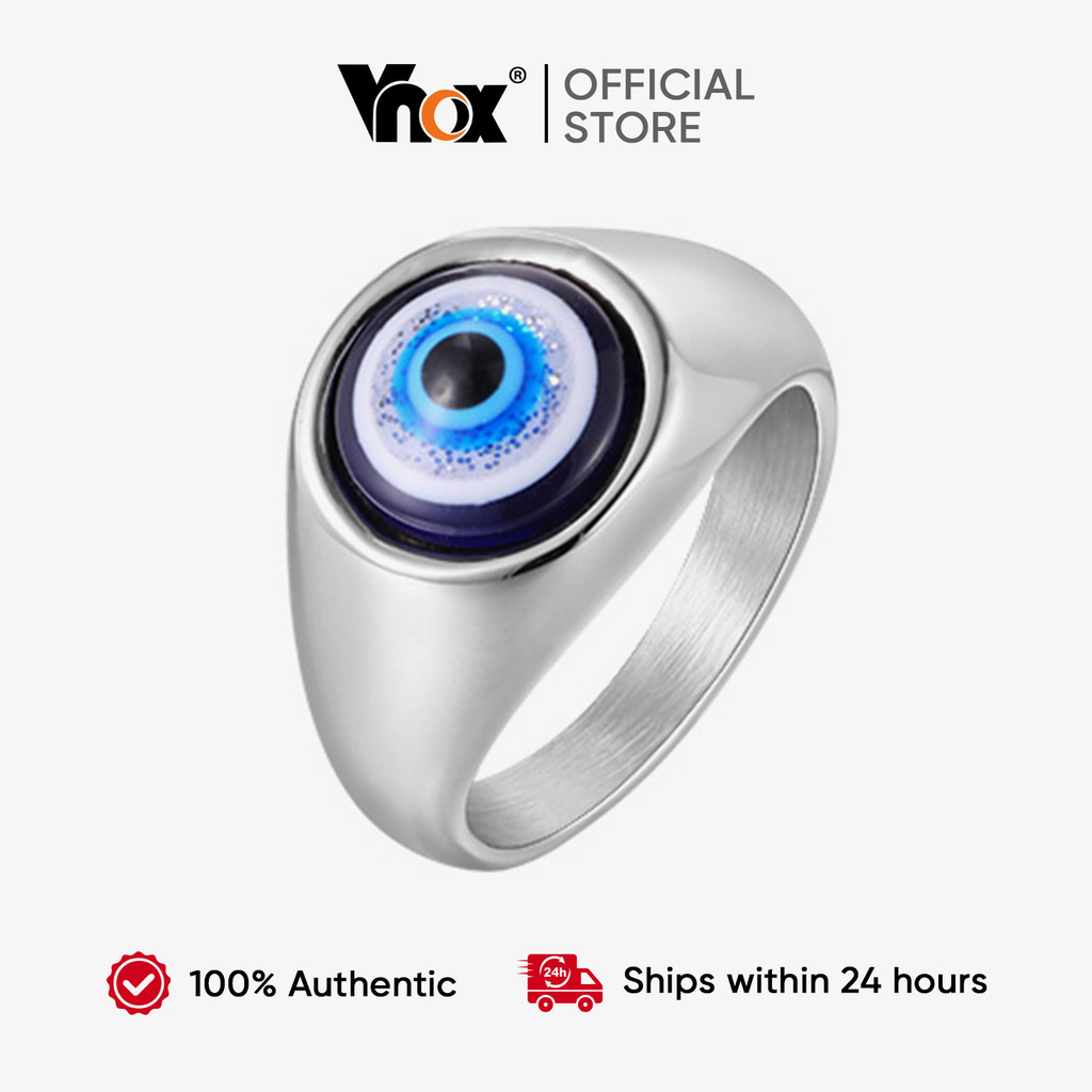 VNx Unisex Nhẫn Signet Thép Không Gỉ Phong Thuỷ Mang Lại May Mắn