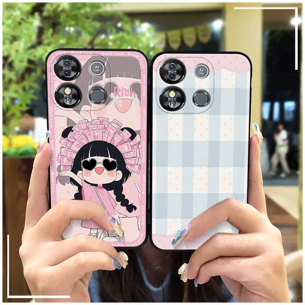 Túi Điện Thoại Chống Bụi Ốp lưng Oukitel C57 Pro / C57S Động Vật Graffiti Bền Đẹp Thiết Kế Thời Tran