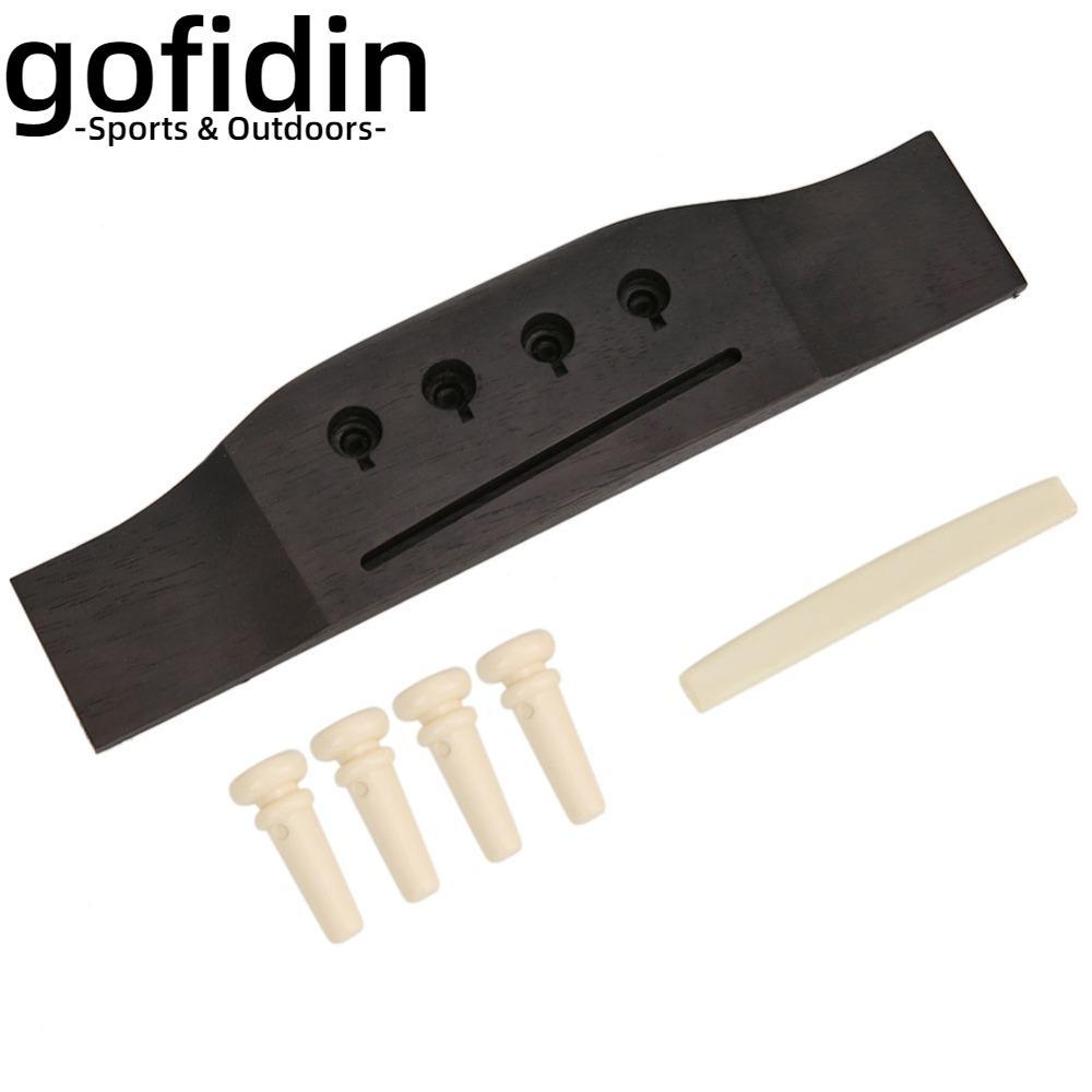 Cầu Bass Acoustic GOFIDIN, ​Gỗ hồng ​4 dây ​Cầu gỗ hồng ​, Bass nhẹ ​ ​Với chân cầu​ ​Phần Bass 4 Dâ