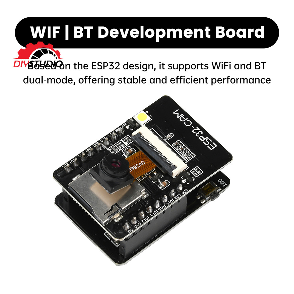 DIYSTUDIO ESP32-CAM-MB OV3660 Mô-đun máy ảnh Bảng phát triển Bluetooth Wi-Fi