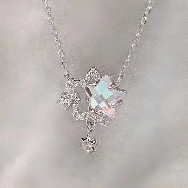 {Shining Gemini} Shining Gemini} Dây chuyền xương đòn cao cấp Shining Gemini Nữ mùa hè < Shining Gem