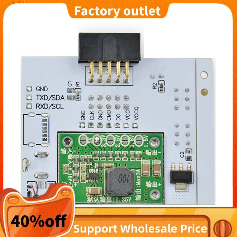 RT809H Lập Trình Viên Adapter EMMC ISP Ban Cho Kẹp Kiểm Tra Viết Nhanh Tốc Độ Đọc Chip Máy Tính