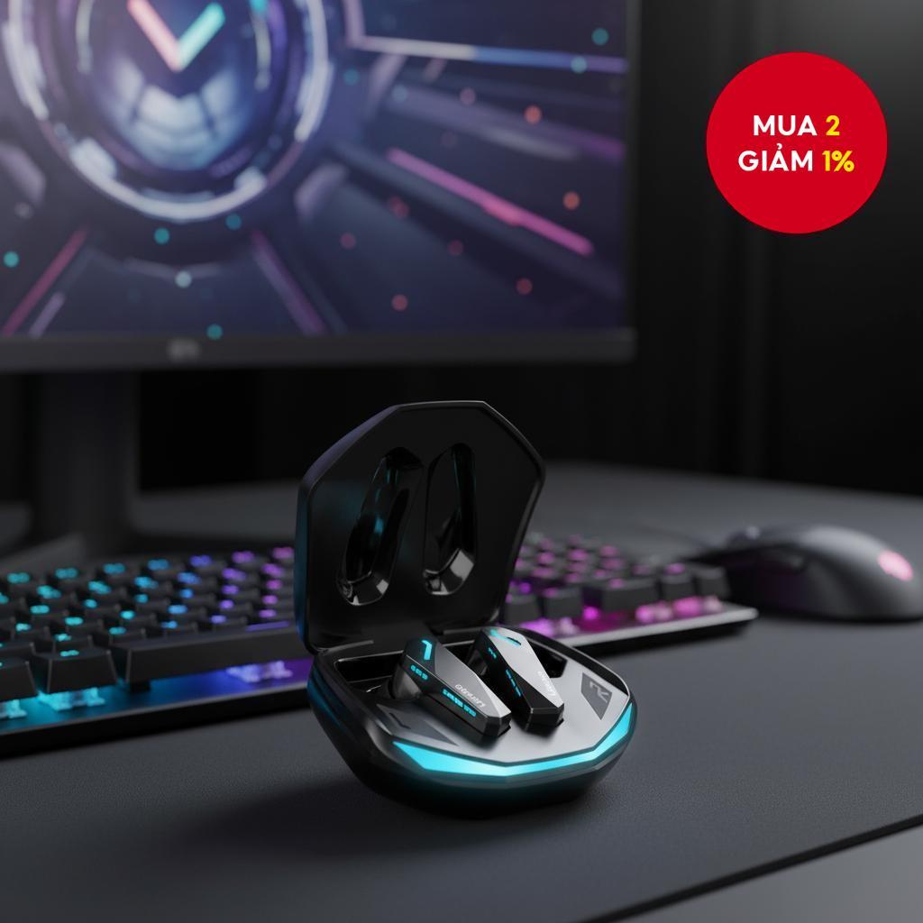 Lenovo GM2 PRO Tai Nghe Bluetooth Độ Trễ Thấp, Chống Nước, Âm Thanh HIFI