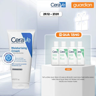  Kem Dưỡng Ẩm Phục Hồi Chuyên Sâu Và Giữ Da Ẩm Mịn Cerave Moisturising Cream 177Ml | Guardian Việt Nam 