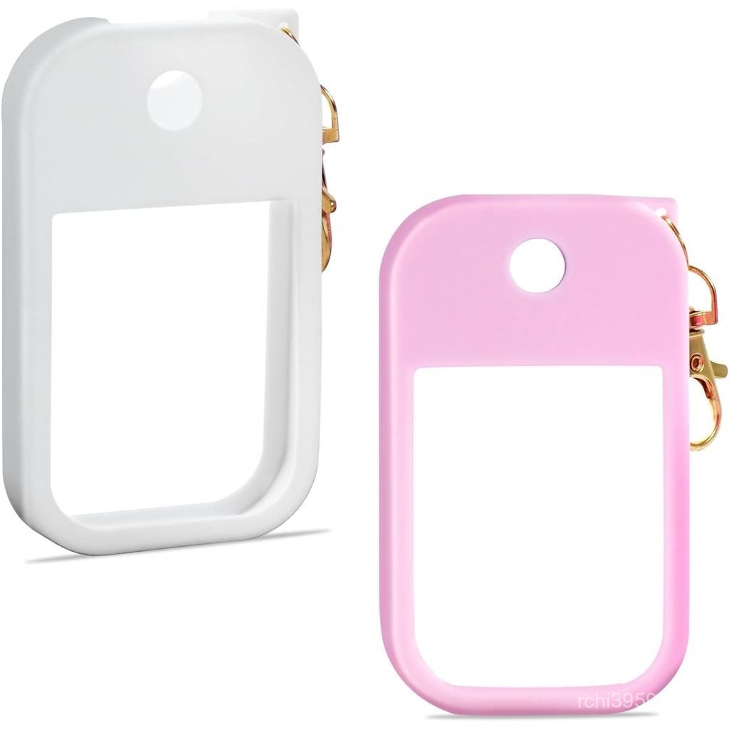 2 Vỏ Silicon Mềm Nhung Tương Thích Với Xịt Vệ Sinh Tay Touchland 1FL. OZ, Vỏ bảo vệ và bảo vệ có móc