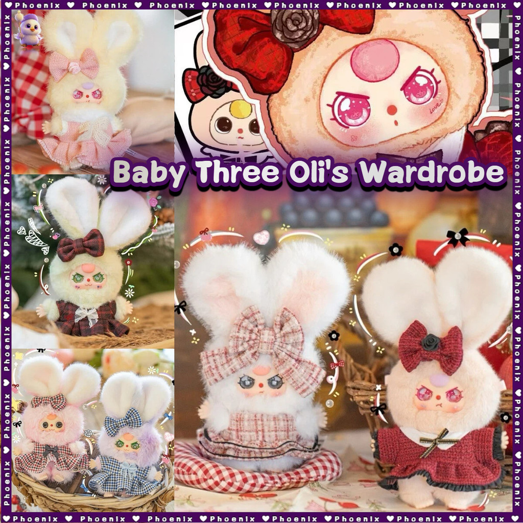 Baby Three Oli 's Tủ Quần Áo Series Hộp Mù Búp Bê Sang Trọng, Hộp Bất Ngờ Đồ Chơi 1 Món Quà Sinh Nhậ