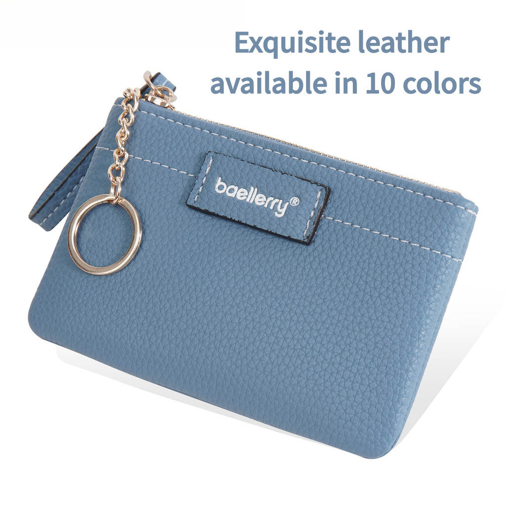 Ví đựng tiền xu nữ thời trang | Hộp đựng chìa khóa di động họa tiết vải thiều | Túi đựng tiền xu Min