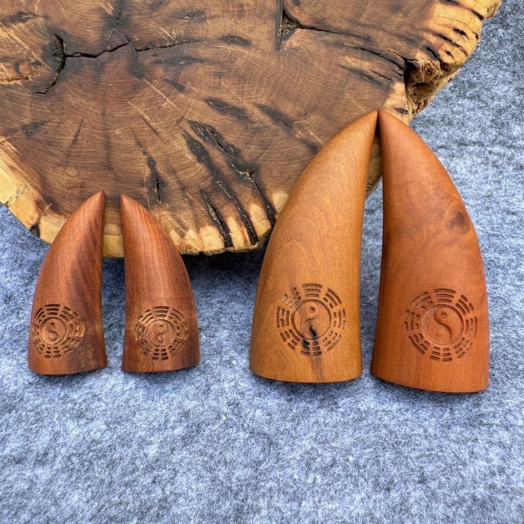 New Product#Natural Lightning-Struck Jujube Wood Sheng Gua Fa Gua Taoist Household Supplies Ritual T