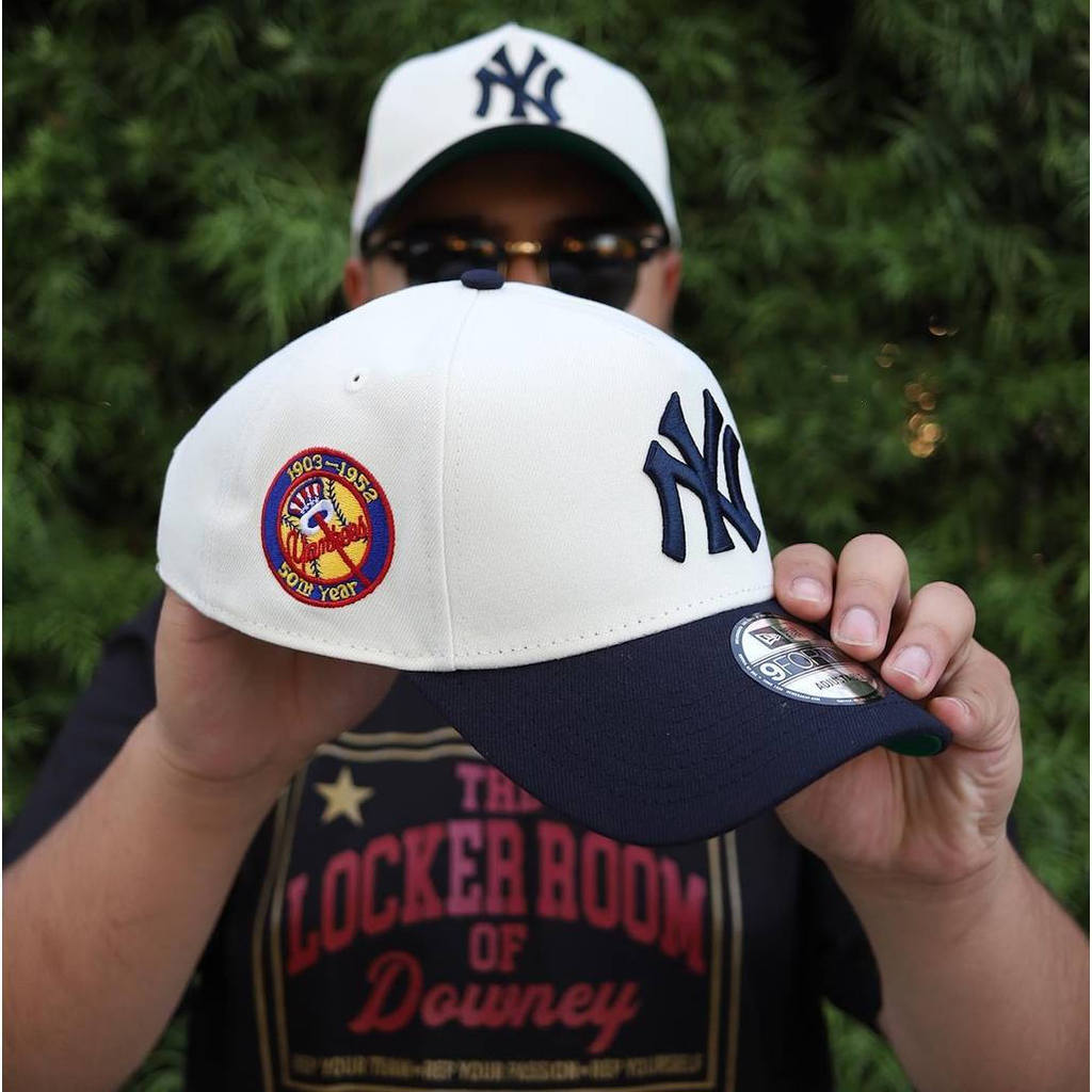 Mũ Snapback MLB New York Yankees Kỷ Niệm 50 Năm - Hai Tone Màu Kelly Green và UV